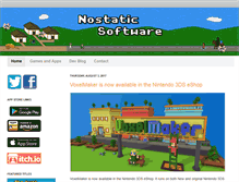 Tablet Screenshot of nostaticsoftware.com